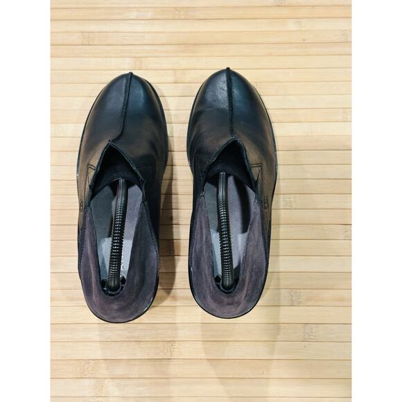 Women's Ariat Kickback Leather Clogs/ Suede Heel Cup Boho Black Size 8B - Picture 8 of 15